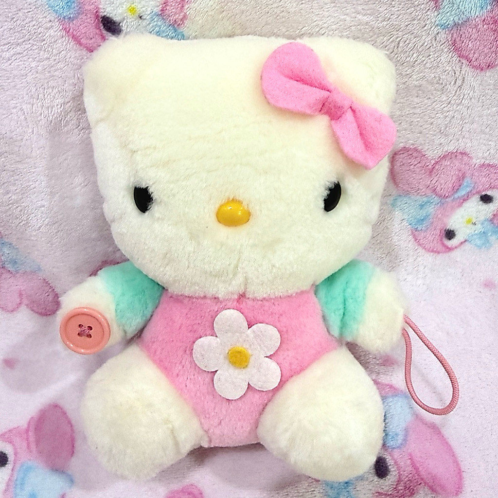 คิตตี้ Hello Kitty คอลเลคชั่นดอกไม้ ป้ายงาน Eikoh