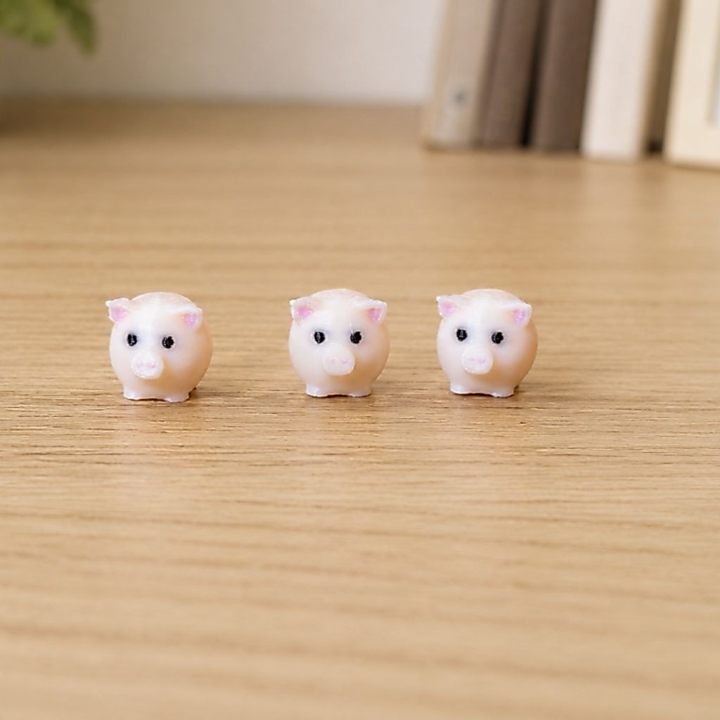 ​🐷 [3D Print] Token หมูอัปเกรด บอร์ดเกม • Mini Pig Token • วัสดุ PETG พรีเมียม (ไม่รวมตัวเกม)