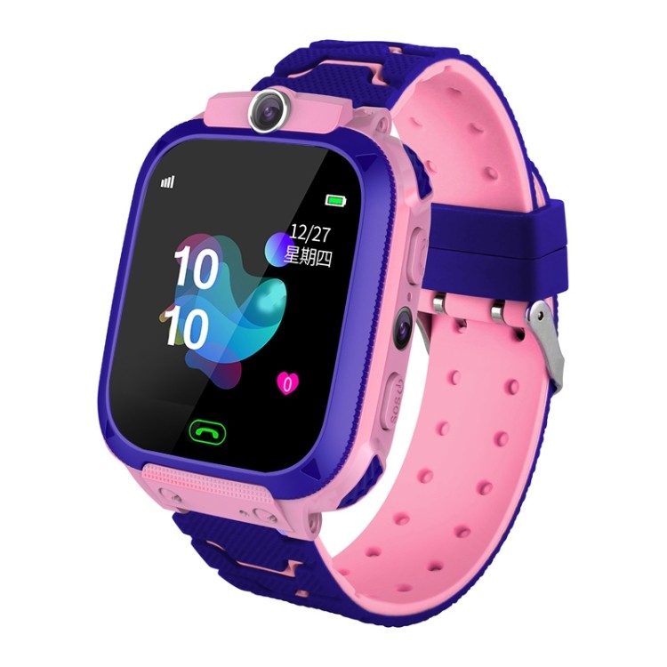 คุณภาพดี Q12B 1.44 นิ้วหน้าจอสี Smartwatch สําหรับเด็กรองรับตําแหน่ง LBS/หน้าปัดสองทาง / One-key Fir