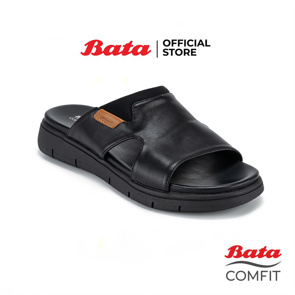 Bata บาจา  รองเท้าเพื่อสุขภาพ รองเท้าแตะแบบสวมเพื่อสุขภาพ สำหรับผู้หญิง รุ่น HELENE - สีดำ 6616827