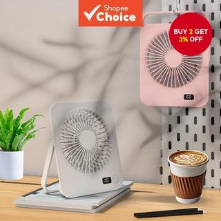 Handheld Fan Portable Fan Portable USB Plug in Desktop Ultra Quiet and Adjustable 180° Folding Design for Home Office