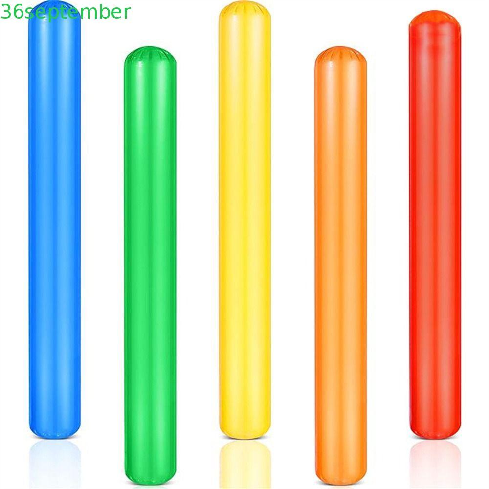 SPEPEMBER Inflatable Cheer Sticks, Float Water Noodles Inflatable Toys Pool Inflatable Sticks, ของเล