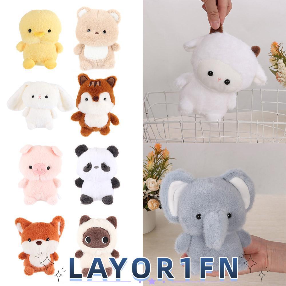 LAYOR1FN ตุ๊กตาสัตว์หมอน,ตุ๊กตาช้างตุ๊กตา Companion ตุ๊กตา,หมีน่ารัก 16 ซม.ตุ๊กตาสัตว์นุ่มพิเศษของเล