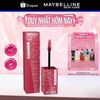 Son Bóng Bền Màu Nhẹ Môi Superstay Vinyl Ink Maybelline New York 4.2ml