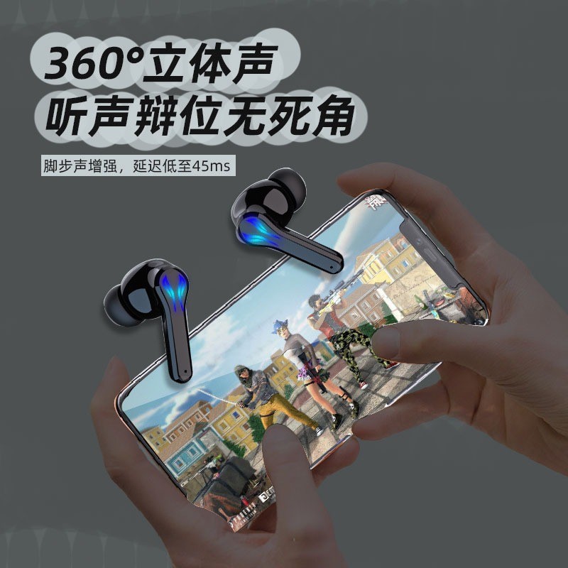 J116 การค้าต่างประเทศจัดหาเฉพาะสไตล์ใหม่ Y28 True Wireless TWS Bluetooth 5.3 Mini Game pro8s ชุดหูฟั