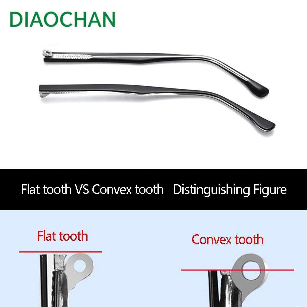 DICHATH 1 คู่เปลี่ยนขาแว่นตาแว่นตากันแดด Anti-Slip แว่นตาอุปกรณ์เสริม