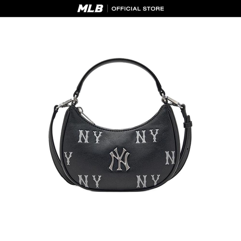 MLB กระเป๋าสะพายข้าง ยูนิเซ็กซ์ Classic Monogram Embo Mini Cross Bag รุ่น 3ACRMM16N 50BKS สีดำ