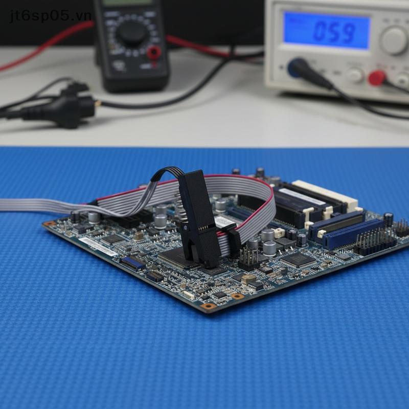 [JTS] CH341A 24 25 Series EEPROM Flash BIOS USB Programmer Module + SOIC8 SOP8 คลิปทดสอบสําหรับ EEPR