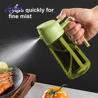 Tempat Botol Minyak Kaca Model 2in1 Semprot Dan Tuang - Oil Dispenser Spray Kaca Hemat Minyak