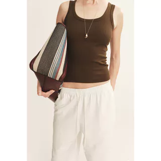 H&M(เอชแอนด์เอ็ม) กางเกงผ้าลินินผสม ผู้หญิง 1259065_1