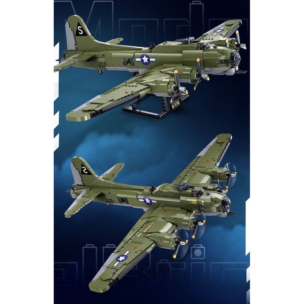 MYBRICKSTORE 1270PCS MOC B-17 GS Air Fighter Plane รูปพัฒนาของเล่น Building Block อิฐของขวัญเด็ก DIY