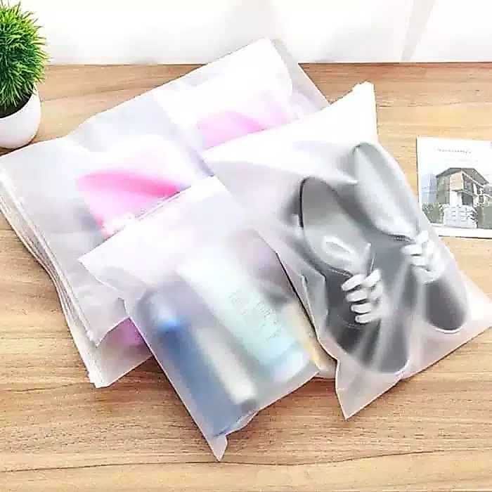 ZIPLOCK TRAVEL BAG / ZIPLOCK STORAGE BAG TRANSPARENT / ZIPLOCK ORGANIZER BAG