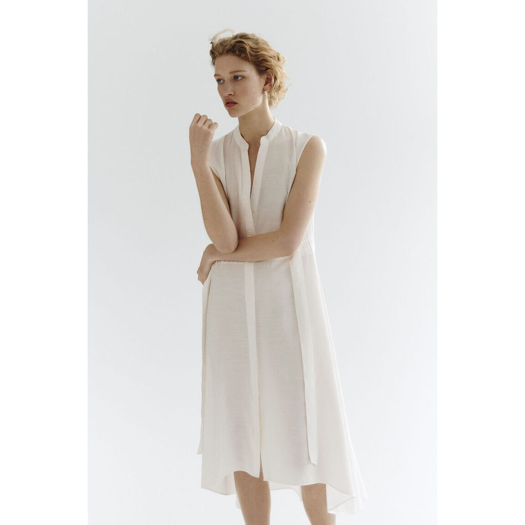 H&M(เอชแอนด์เอ็ม) เดรสเชิ้ตผูกเอว ผู้หญิง 1344035_1