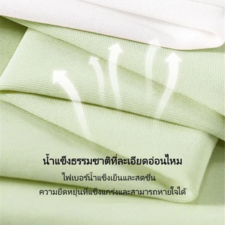 กางเกงในรองกันโป๊ะ ผ้าชาร์คสกิน ไร้รอยต่อ กระชับเอว ระบายอากาศใส่สบาย