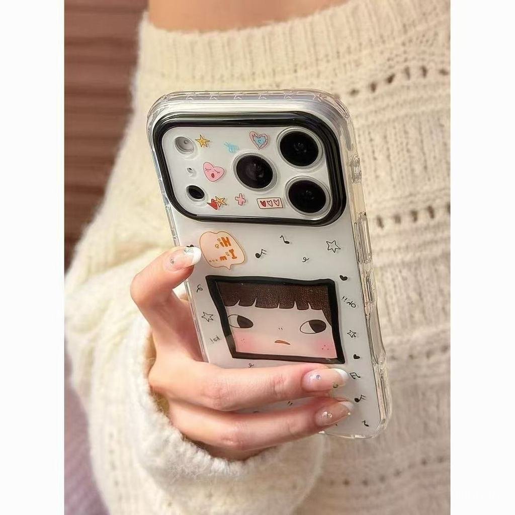 เคสโทรศัพท์ เหมาะสําหรับ iPhone 11 12 13 14 15 16 17 Pro max Graffiti Yoshitomo Nara กันกระแทกกันกระแทกเคสรวมทุกอย่าง SKXP