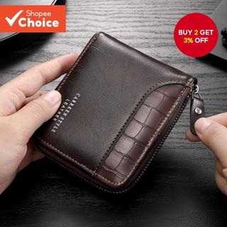 Vintage PU Leather Men’s Zipper Wallet Large Capacity Card Coin Holder – Father’s Day Gift