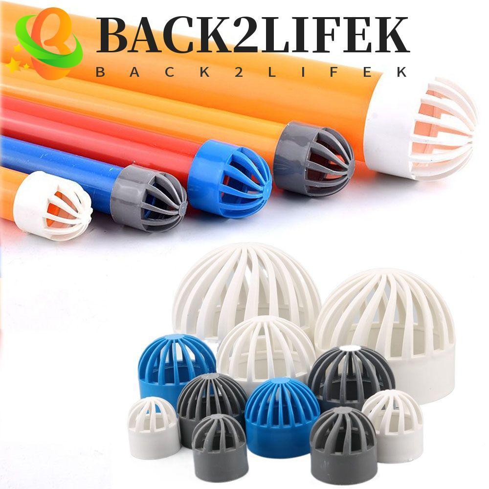BACK2LIFEK หมวกระบายอากาศ Aquarium 1 ชิ้นอุปกรณ์ตัวเชื่อมต่อสุทธิถังปลากรองท่อ Guard ตาข่าย
