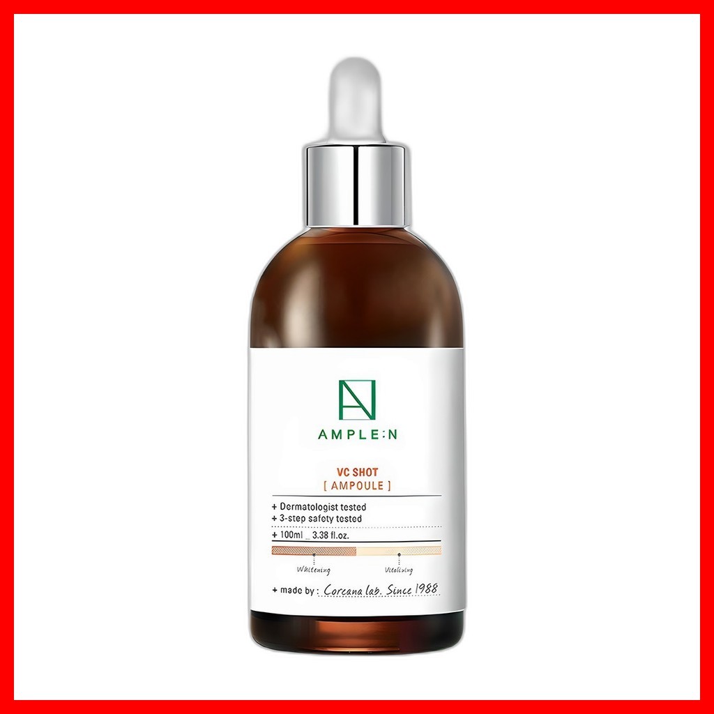 [ample:n] VC Shot Ampoule, 100ml, 1pc / Korean Ampoule / Brightening Formula / ของแท้ 100% โดย Seoul