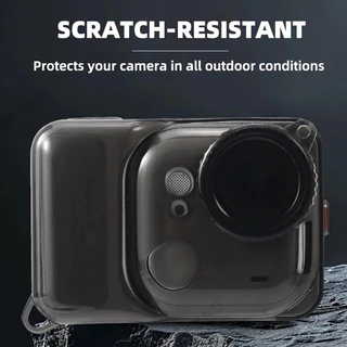 ArgoG Insta360 GO Ultra TPU เคสป้องกันพร้อมฝาครอบเลนส์และเชือกเส้นเล็กปกอ่อน Insta360 GO Ultra อุปกรณ์เสริม
