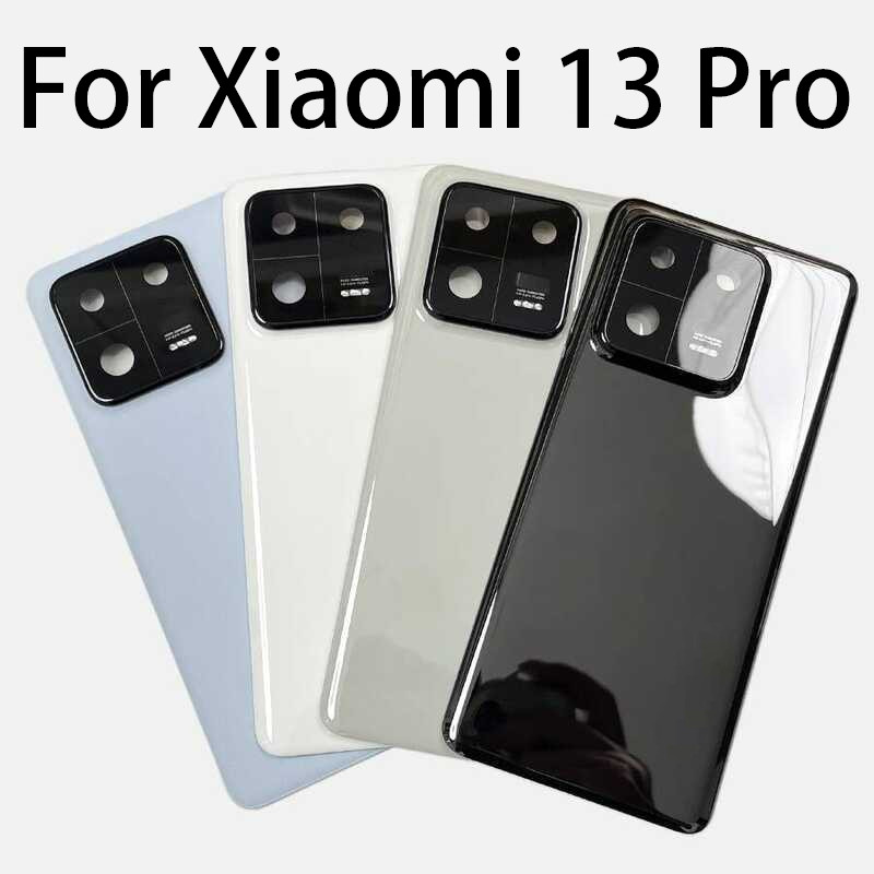 A+++ ฝาครอบแบตเตอรี่สําหรับ Xiaomi Mi 13 Pro ฝาหลังด้านหลังพร้อมเลนส์กล้อง