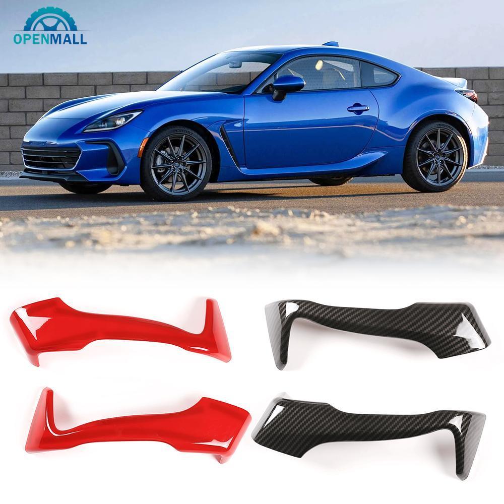 OPENMALL 1 คู่รถด้านในประตูป้องกันสติกเกอร์ตกแต่งสําหรับ Toyota 86 Subaru BRZ 12-20 G1M8
