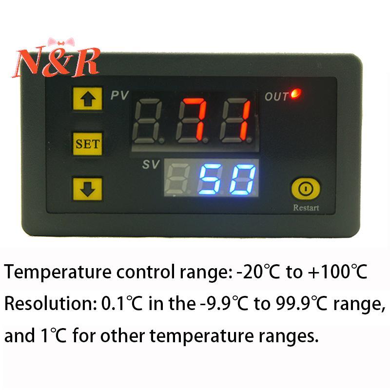 สวิตช์โมดูลควบคุมอุณหภูมิ12V W3230ความแม่นยำสูง