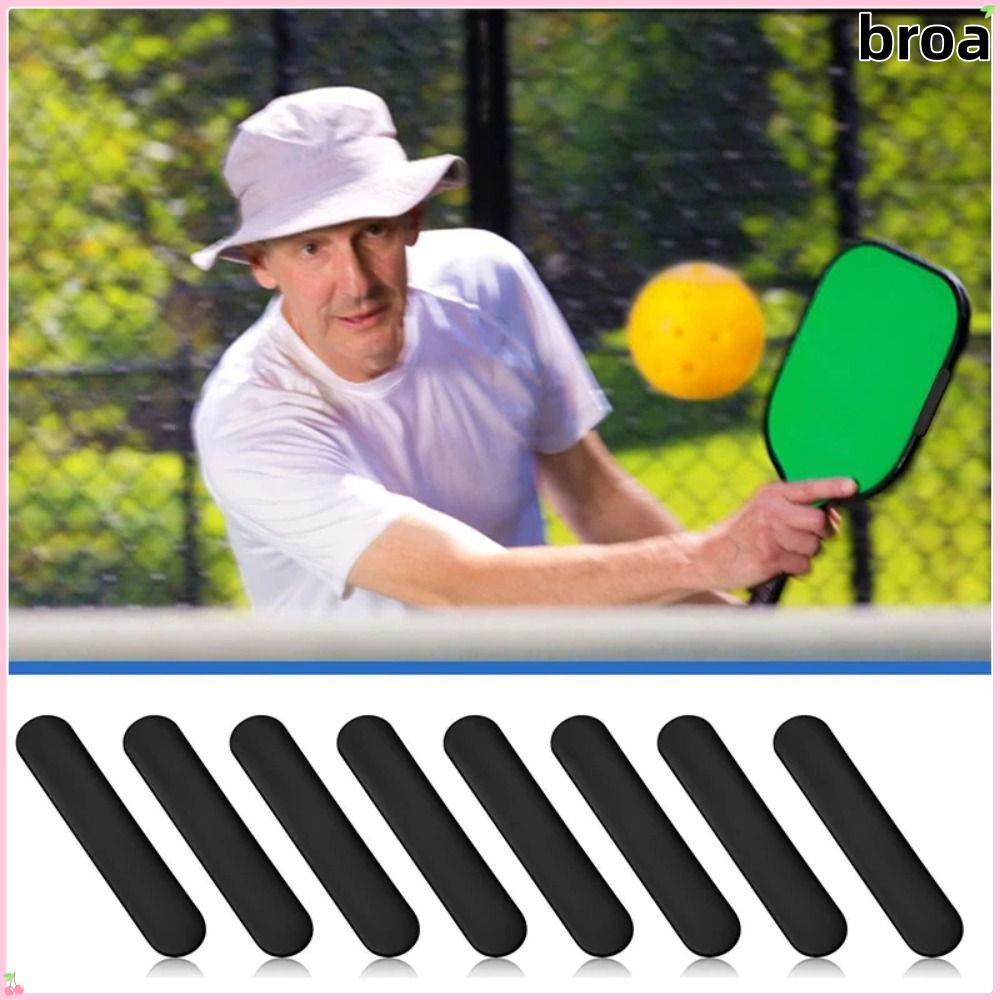 BROA 10 ชิ้นกอล์ฟคลับแผ่นตะกั่วถ่วงน้ําหนัก, Universal Black Silver Pickleball ตะกั่วเทป, Self-กาว Pickleball น้ําหนักเทป