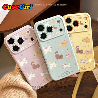 [💟คัดสรรพิเศษ] สำหรับ iPhone 15 17 16 13 11 12 14 Pro Max 15 14 16 Plus รุ่นใหม่ ลายแมวการ์ตูนน่ารักมาก เคสกันกระแทก