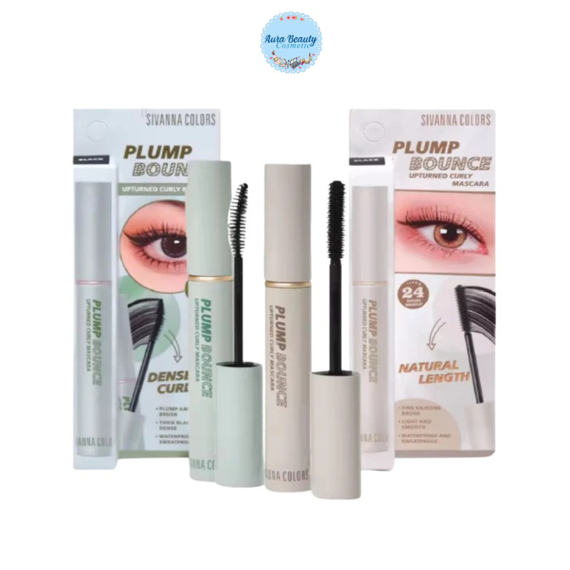 🔹 HF998 Sivanna Colors Plump Bounce Upturned Curly Mascara ซีเวนน่า คัลเลอร์ส มาสคาร่า เนื้อไฟเบอร์