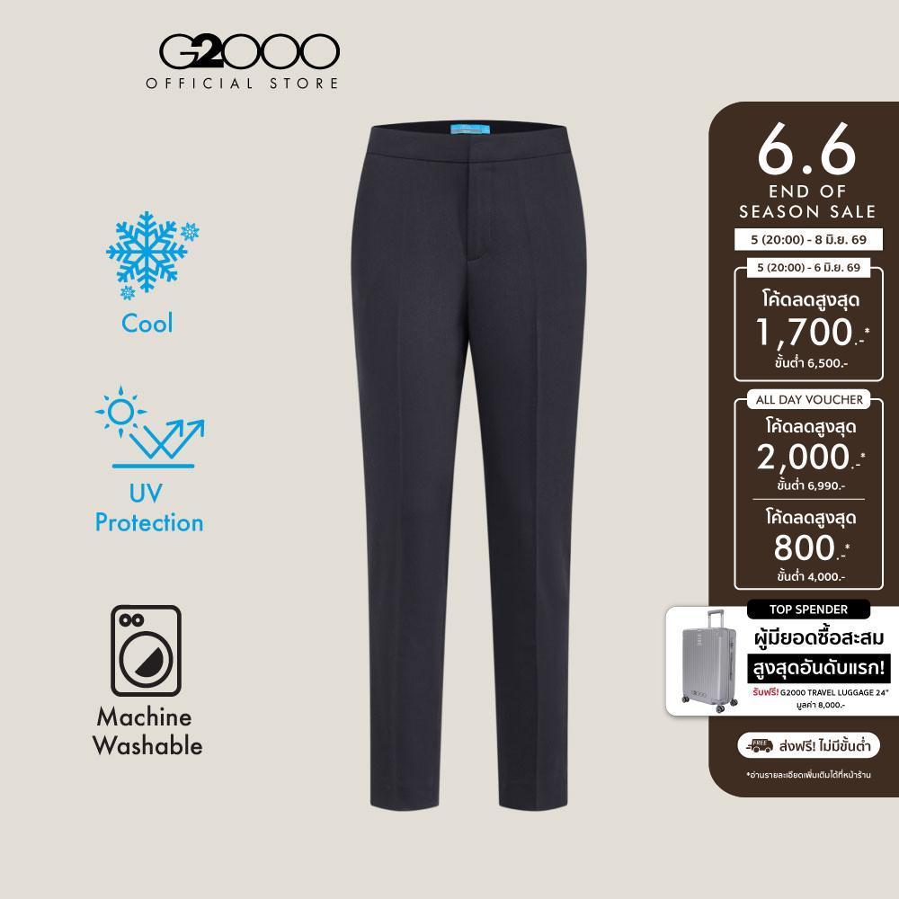 G2000 กางเกงสูทสำหรับผู้หญิง Ankle Cigarette Shape รุ่น 5125108699 BLACK
