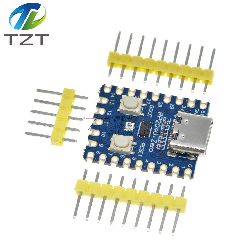 R RP2040-Zero Microcontroller PICO บอร์ดพัฒนา RP2040 โปรเซสเซอร์ Dual Core
