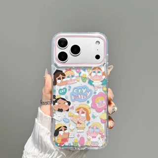 💛💙เคสไอโฟน iPhone 17promax ใช้ได้กับ 14plus เคสป้องกัน Apple 16pro 15 13pro 12 XR 11-CLYCK142