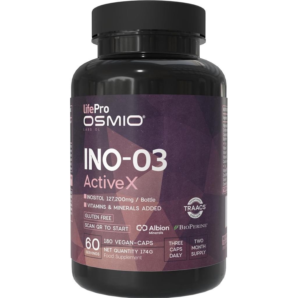 Inositol 4240mg-Inositol และ D-Kilio Inositol-บรรจุโคเอ็นไซม์ Q10, ไบโอตินเผ็ด ® โครเมี่ยมเคซี่ ® ซิ