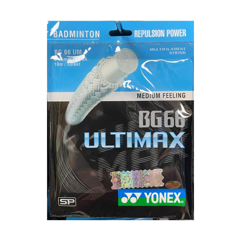 Ready Stock สายไม้แบดมินตัน Yonex BG66 ULTIMAX Strings ความยืดหยุ่นสูง 26-30Lbs