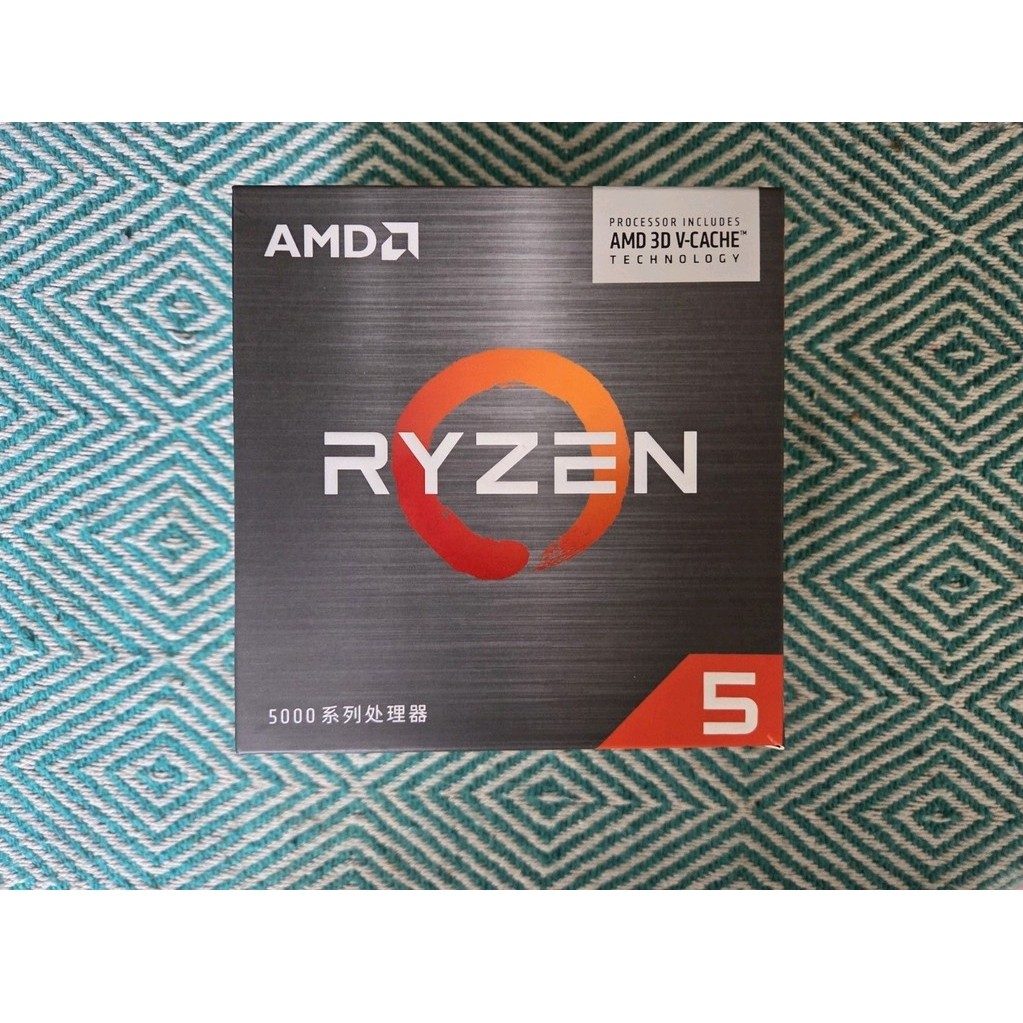 AMD Ryzen 5 5500X3D CPU โปรเซสเซอร์ 4GHz 6 แกนซ็อกเก็ต AM4 X3D ยี่ห้อใหม่