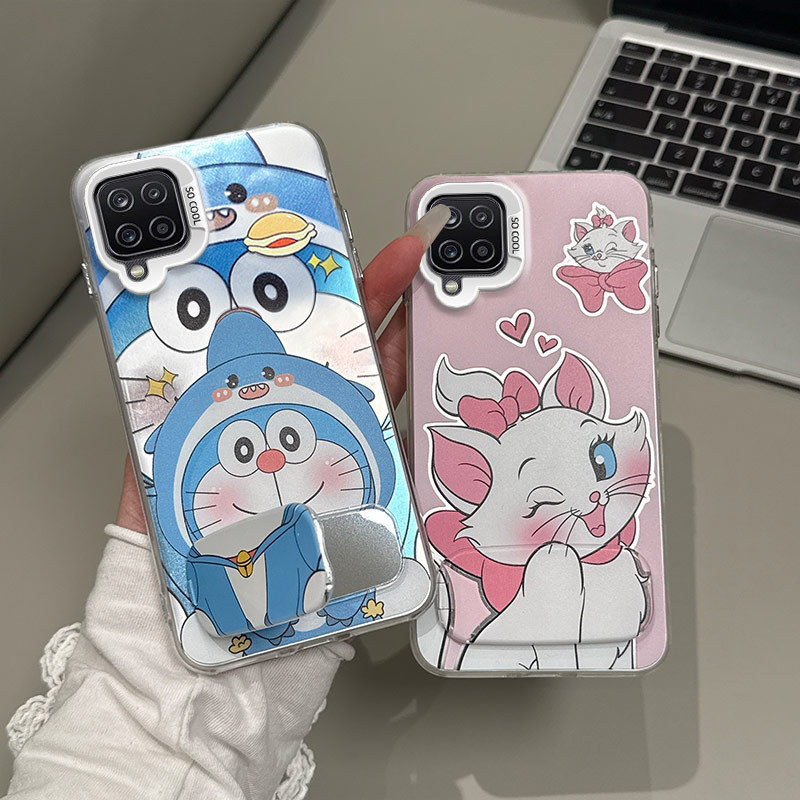 เคส Samsung a12 เคส Samsung m12 Color Silver Anti fall เคสโทรศัพท์ป้องกัน bts