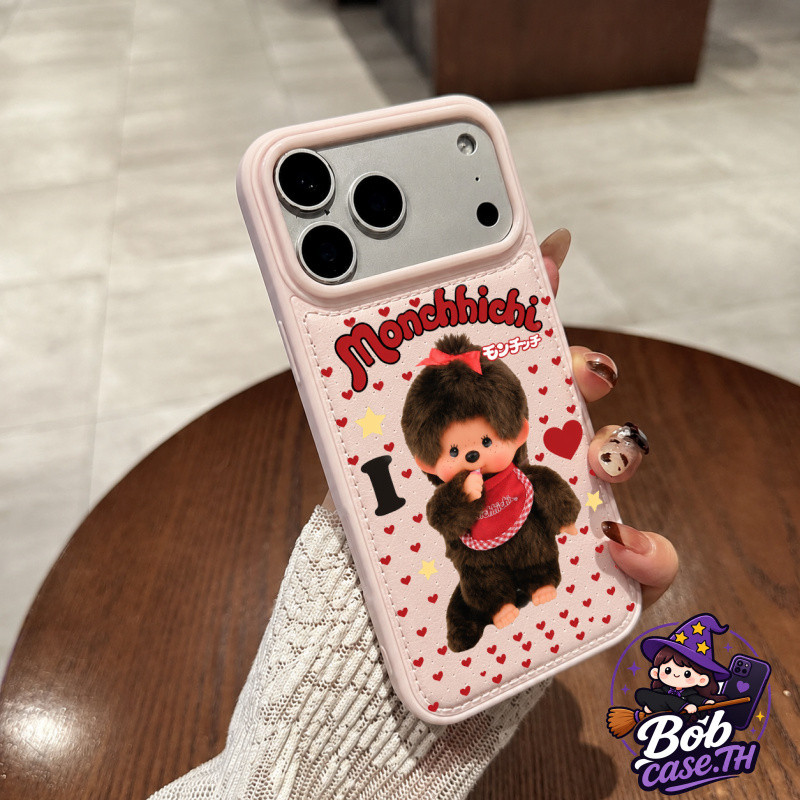 Local Deliver-Monchhichi เคส iPhone น่ารักสไตล์คูล กันกระแทก สำหรับ iPhone 17 16 15 14 13 12 11 Pro Max Plus L37