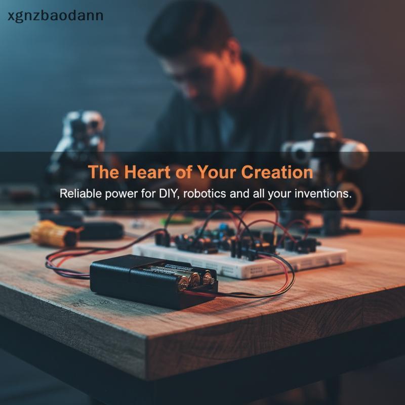 [XGN] เคสแบตเตอรี่ AA กล่องแบตเตอรี่ AA 1/2/3/4 ช่องที่วางแบตเตอรี่ AA 14500 กล่องเก็บ AA DIY พร้อมก
