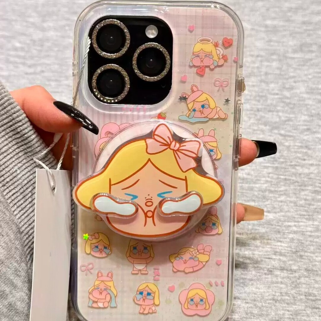 สามมิติน้ําตาร้องไห้เด็กวงเล็บแม่เหล็กเหมาะสําหรับSamsung S26 ultra/S24 +/ A34/A17/S22 เคสโทรศัพท์A25/S26/A27/S21fe/A56/57 Premium A53/52