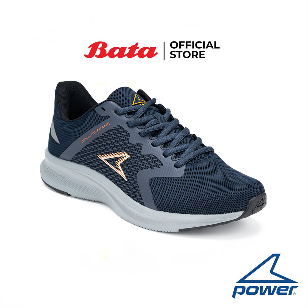 Bata บาจา รองเท้ากีฬาวิ่งออกกำลังกายแบบผูกเชือก สำหรับผู้ชาย รุ่น HARROW PLUS KAZAM สีดำ รหัส 8286819