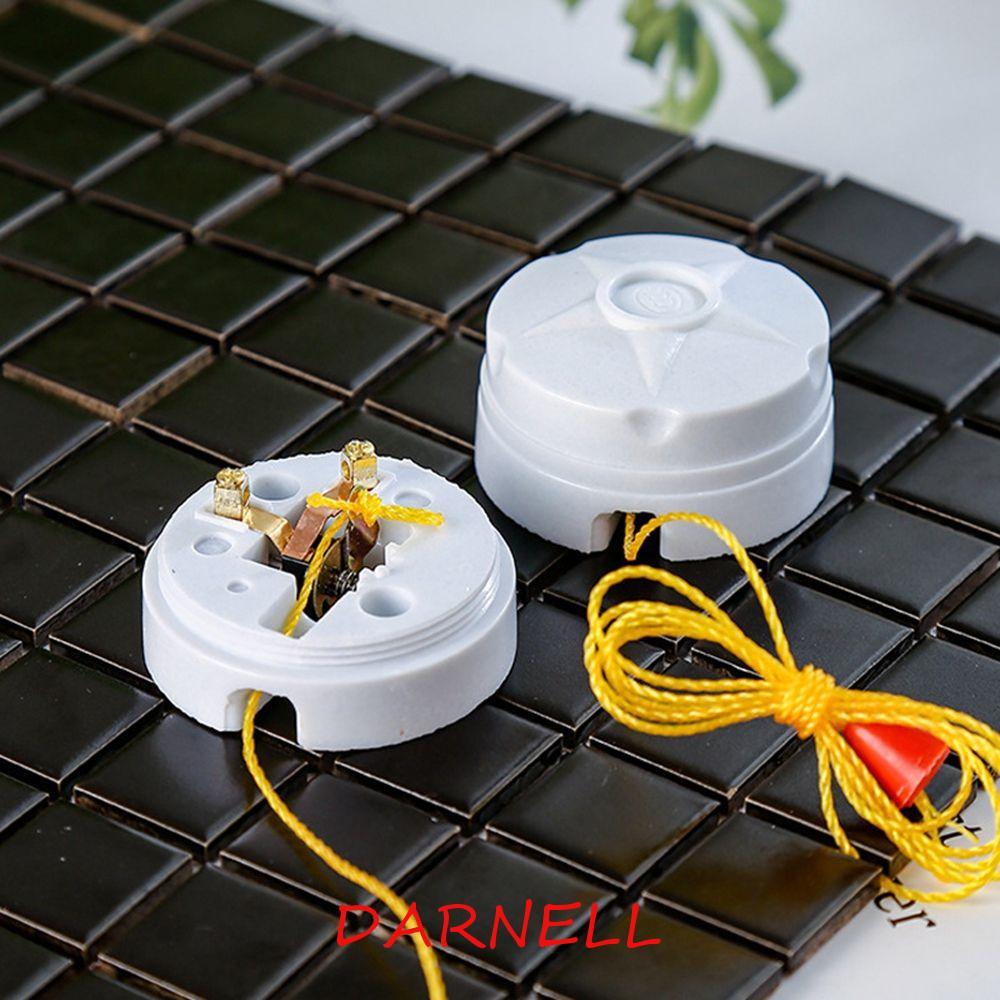 DARENEL สวิตช์ไฟโคมไฟติดผนังสลับ SPDT พร้อมสายดึงสารหน่วงไฟ Bakelite 250V 6A อุปกรณ์เสริมโคมไฟ
