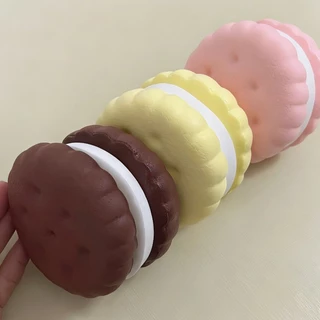 ครีมบิสกิต Cracker Taba Squishy Double Decker คุกกี้ Squishy Mochi ของเล่นบีบของเล่น Anti Stress Release Hand Relax ของเล่นของขวัญ