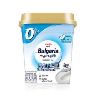 เมจิ บัลแกเรียโยเกิร์ตชนิดคงตัวไขมัน0% Meiji Bulgaria Set 0% Fat 450g.
