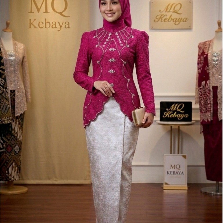 AGNIA Kebaya Alysa| ปาร์ตี้เคบายา | เคบายาสมัยใหม่ | ถังรับปริญญา | แมรี่ซัมเคบายา