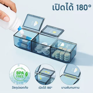 พร้อมส่ง กล่องยา7วัน 28ช่อง กรณียาแบบพกพา กันชื้น กันฝุ่น เหมาะสำหรับการเดินทางและพกพาติดตัวไปด้วย