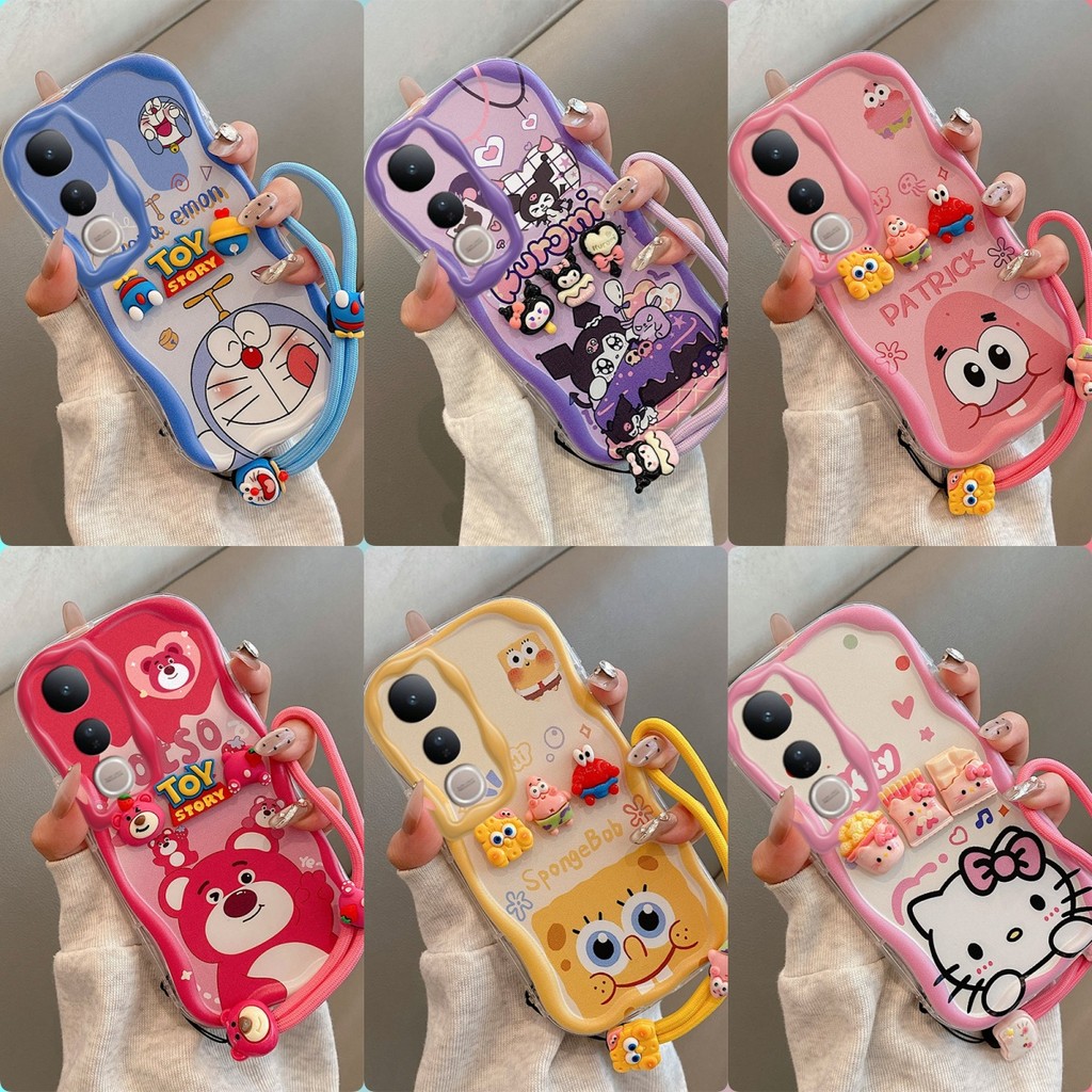 เคส VIVO V70 FE Cute Paste Doll Soft Silicone Phone Case TYNY1