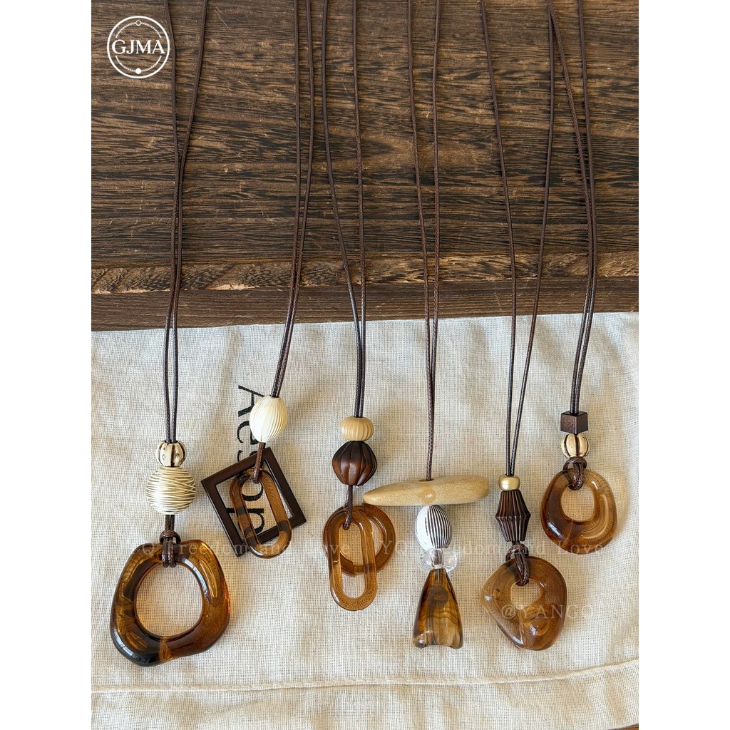 Blush Amber จี้สร้อยคอ High-End Choker แฟชั่นเรียบง่ายอุปกรณ์เสริม