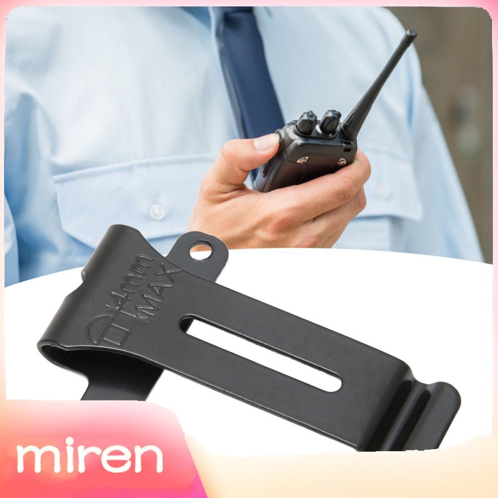 Miren-th Miren-th วิทยุเข็มขัดคลิปสำหรับ TK 208 308 22AT BF 888S 666s เปลี่ยนแบบพกพา Walkie Talkies 
