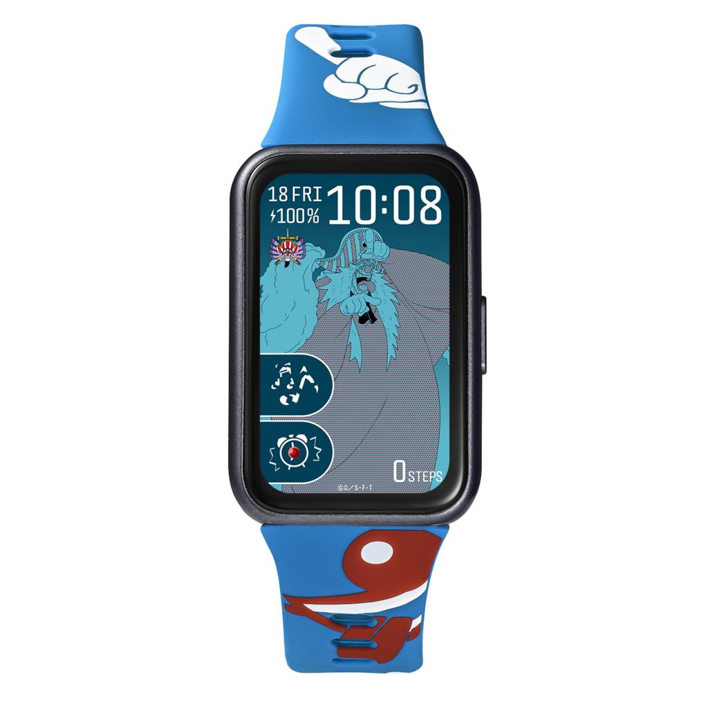 GARRACK ONE PIECE Collaboration Watch Buggy Model Quartz 5ATM AMOLED Blue HUC-OP-BD11-B UnisexDirect