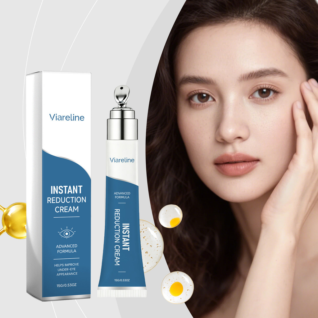 VIARELINE Eye Care Cream Gentle Care Around Eyes Skin Refreshing Not Heavy Daily Moisturizing Eye Cr